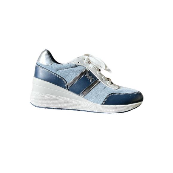 Michael Kors, Denim Women’s Sneakers Size 8.5 Brand New - Picture 1 of 7